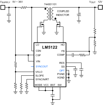 LM5122 Non Isol Synch Flyb.gif